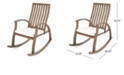 Noble House Cayo Outdoor Rocking Chair